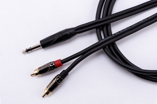 WIDARA 6,3 mm TRS - 2x Cinch (RCA)